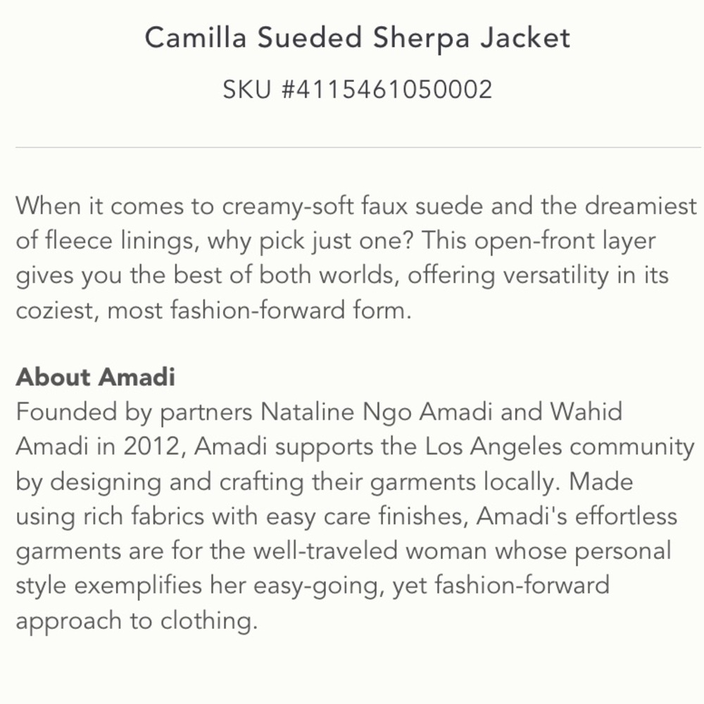 NWT Anthropologie Suede Sherpa Jacket Amadi Camilla - Picture 5 of 12